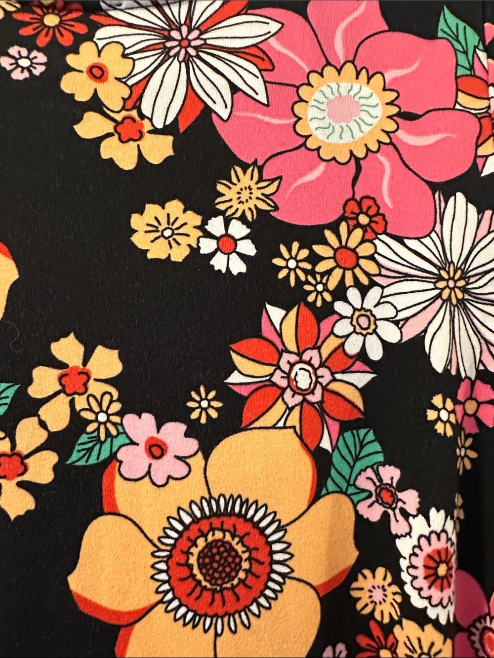 REBEL SUGAR Floral Faux Wrap Dress  SzM Feminine Flowy Boho Flattering Festival - Picture 5 of 12